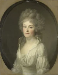 Portræt af Johanna Ferdinanda van Collen