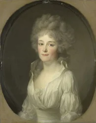 Portræt af Johanna Ferdinanda Van Collen, kone til Salomon Rendorp