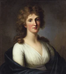 Portræt af Sara Anna von Miltitz 1774-1819
