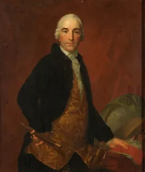 Portræt af Willem Arnold Alting, generalguvernør for det hollandske ostindiske kompagni