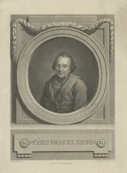 Portræt af Moses Mendelssohn 1729-1786, 1772.