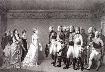 Mødet mellem Luise af Preussen og kronprins Alexander af Rusland i Memel, 1805