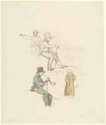 Figurstudier, 1801.