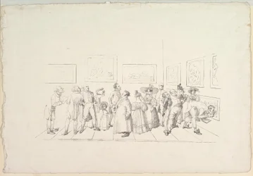 Offentligheden ved en udstilling, 1831.