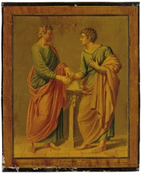 En allegori om venskab, 1789