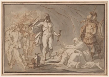 Odysseus møder ved Hades