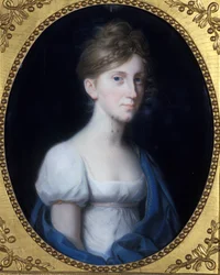 Ida, hustru til hertugen af ​​Sachsen-Weimar-Eisenach, ca. 1808
