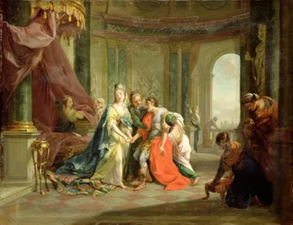 Anthony, dødeligt såret, med Cleopatra, ca. 1797-99