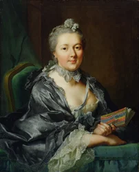 Kunstnernes anden hustru, Julie Marianne Pernette, født Robert, 1762
