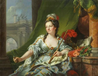 Musen Melpomene (de ni muser, 1771)