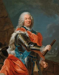 Portræt af Vilhelm VIII, Landgrave of Hessen-Kassel 1682-1760.