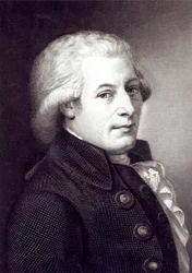 Portræt af Wolfgang Amadeus Mozart (1756-91) østrigsk komponist, indgraveret af Lazarus Gottlieb Sichling (1812-63)