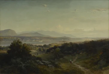 Landskab, Hyde Park, New York, 1859