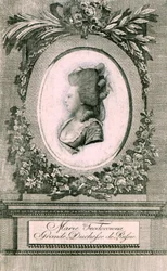 Portræt af storhertuginde Maria Feodorovna Sophie Dorothea af Württemberg 1759-1828, 1781
