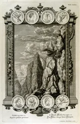 Zeus symboliseret som en ørn
