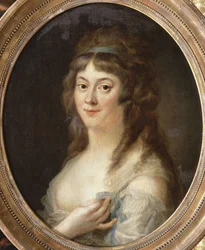 Portræt af Madame Roland 1754-1793, 1792