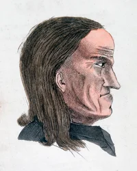 En melankolsk persons ansigtskarakteristika, 1808