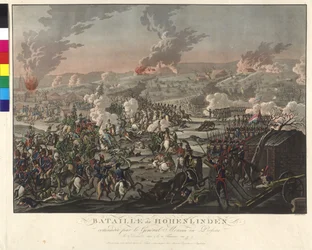 Slaget ved Hohenlinden (Linden) den 3. december 1800 (radering og akvatinte)