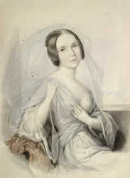 Portræt af Henriette Gertrude Sontag (1806-54)