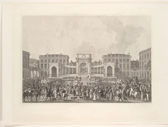 Indsættelsen af kong Vilhelm 1. i Bruxelles, 1815