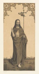 Kristus med personale Værker fra Boisserée-brødrenes samling (serietitel) Galerie des Frères Boisserée (serietitel)