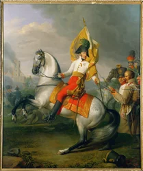 Ærkehertug Karl, bror til kejser Franz I/II, sejrherre i slaget ved Aspern mod kejser Napoleon I ...