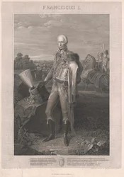 Den tysk-romerske kejser Frans II (kobberstik)
