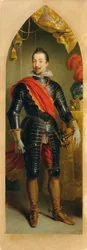 Kejser Ferdinand II stående