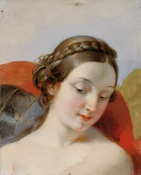 Leder af en ung pige (studie for "Rüdiger und Angelica")