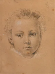 Hovedstudie af en dreng