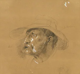 Hovedstudie for "Scene fra den tyrolske frihedskamp"