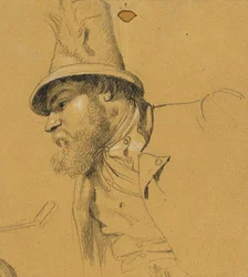 Hovedstudie for "Scene fra den tyrolske frihedskamp"