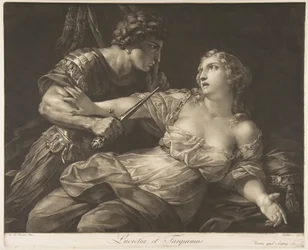 Tarquin og Lucretia, 1792.