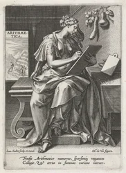Aritmetik Aritmetik (titel på objekt) De syv liberale kunster (artes liberales) (serietitel)
