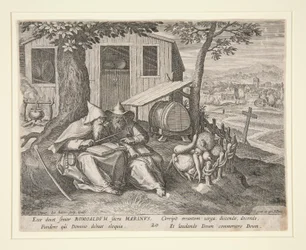 De hellige Romuald og Marinus (fra Oraculum Anachoreticum, 20)