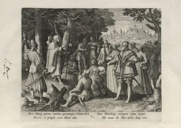 Sebaldus, planche 7 af 25 fra serien Trophaeum Vitae Solitariae (mandlige eneboere)