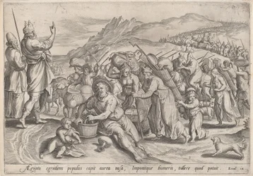 Udvandringen fra Egypten, ca. 1585.