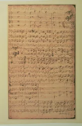 Autograf manuskript, Kantate BWV 180 