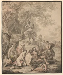 Bacchanalsk scene
