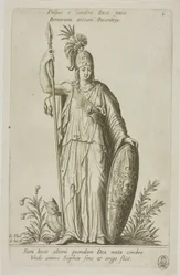 Pallas Athena, plade 6 fra Parnassus Biceps