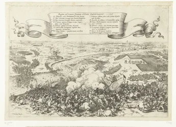 Veldslag aan de rivier de Gete, 1568 Slaget ved floden Geta med Alban-guvernøren. 1568 (titel på objekt)