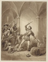 Herman de Ruyters død i Loevesteyn, 1570