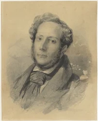 Selvportræt af Johann Wilhelm Kaiser (I)