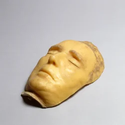 Dødsmaske af Frederik II, Landgrave of Hesse-Cassel, 1785 (voks og hår)