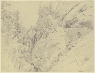 Via Mala, øverst stenbroen