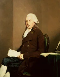 Portræt af en siddende gentleman, muligvis William Hunter (olie på lærred)