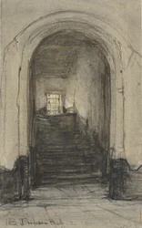 Trappen i Prinsenhof i Delft, hvor prins William I blev myrdet i 1584
