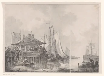 Folkemængder i en havn