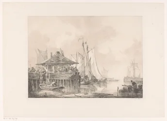 Folkemængder i en havn