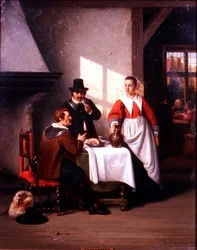 A Tavern Interiør (panel)